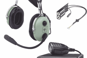 Kit Radio Movil Aéreo Icom con Auricular David Clark para Aviación General