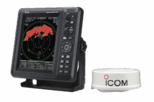 Radar marino tipo domo de 36NM, con pantalla a color de 10.4 pulgadas, cable de 10m de largo y múltiples lenguajes