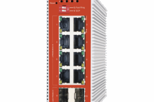 Switch L2+ PoE Industrial / Administración Cloud-Web-CLI / 8 Puertos PoE af/at 100/1000 Mbps / 2 Puertos SFP Gigabit / Presupuesto PoE 120 W / Protocolo ERSP (redundancia enlaces)