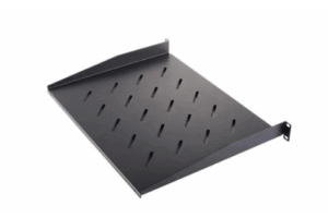 Charola para Soportar Equipos en Rack de 19" / Profundidad de 34 Cm / Color Negro / 1 U Rack