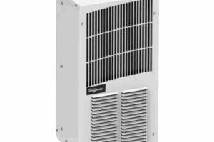 Aire Acondicionado Compacto Para Exterior, Uso en Gabinetes de Telecomunicaciones de Grado Industrial, Frío T20, 2000 BTU, 115 Vca, de Acero, Color Negro