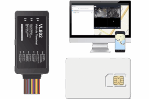 Localizador vehicular 4G Boton de Emergencia y Relevador incluidos