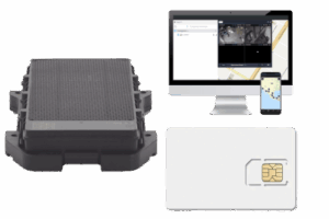 Localizador 4G con carga solar / Semiautónomo / Rastreo de contenedores / Cajas de tráiler / Alarma de sabotaje audible