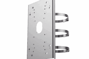 Adaptador de Poste para Montaje de Domos PTZ con Polímero Anticorrosión