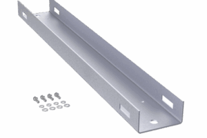 Montaje de Poste Para Gabinetes OSP ComLine de 1200 mm de alto (25 UR), De Aluminio, Color Negro