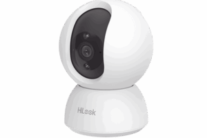Mini Domo PT IP 2 Megapixel / Lente 4 mm / 10 mts IR / WiFi / Compatible con HiLook Vision App / ACUSENSE Lite (Detección de Humanos) / Uso Residencial / Audio de Bidireccional / Memoria Micro SD / H.265+