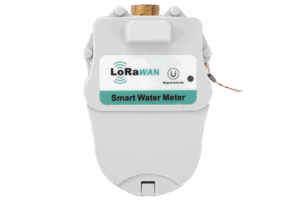 FLUJOMETRO DE AGUA  LORAWAN® PARA TUBERIA DE 1/2 PULGADA CON VALVULA DE CORTE DE FLUJO