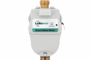 FLUJOMETRO DE AGUA  LORAWAN® PARA TUBERIA DE 3/4 PULGADA CON VALVULA DE CORTE DE FLUJO