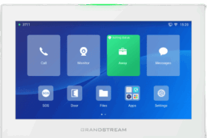 Estación de Intercomunicación SIP con Wi-Fi 6, Bluetooth y Control Total para Agendamiento de Salas y Edificios Inteligentes (Color Blanco)
