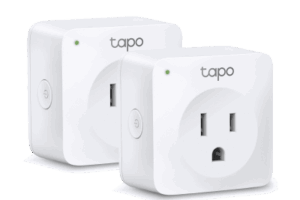 Mini tomacorriente inteligente Wi-Fi, 100 - 120V~, 50/60Hz, 15.0A, compatible con Amazon Alexa y Google Assistant, color blanco.