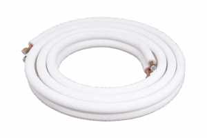 Kit de tubería / 1 / 4"  y 3 / 8 " / Capacidad para minisplit AUFIT / 1 Tonelada / Cinta aislante / Accesorios / Longitud de 4 metros