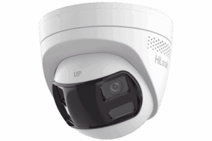 Turret IP 8 Megapixel /Imagen Panorámica 180°/ Micro SD 512 GB /  Resistencia IP67 / Audio Bidireccional / Alarma visual y auditiva Integrada / Smart Supplement Light