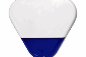 ALULA - Sirena Inalámbrica para Exterior / Volumen Sonoro 100 dBA / Vida Útil Batería 2-5 años / Alimentación AC Opcional / Resistente al Agua IP56 / Compatible Connect+