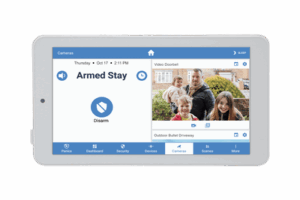 ALULA - Touchpad Slimline para Panel ALULA / Pantalla 7'' Android / Control Local de Seguridad / Montaje en Pared y Escritorio / Wi-Fi Cifrada / Batería de Respaldo