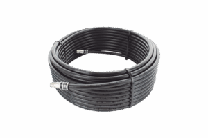 Jumper coaxial / Tipo RG58 / Color negro / Conectores BNC RFB11062ST /  29 Metros