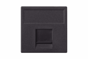 Módulo Color Grafito con 1 Espacio para Jack Keystone / (K76/14)