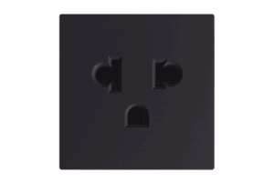 Módulo Color Grafito para Tomacorriente Euroamericano / (K439/14)