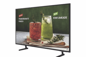 Television para negocios de 75" Resolucion UHD 4K (3840x2160p) / Tizen / Entradas de Video HDMI / Bocinas Integradas / WIFI 5 / eARC.