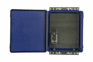 Gabinete de Seguridad para Wireless, NEMA 4X, IP66, de 356 x 305 x 152 mm, Color Azul