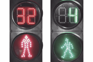 Semáforo Peatonal / Cuenta Regresiva / Rojo / Verde / Dinamico / Diámetro 20 Cm.