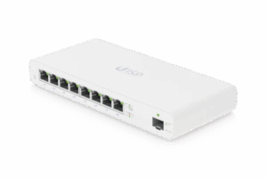 UISP Switch Gigabit PoE Pasivo de Capa 2 con 8 Puertos para Implementaciones MicroPoP