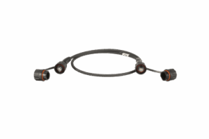 Patch Cord Cat6A IndustrialNet, Blindado S/FTP, Con Un Plug Industrial y Tapa, 3 Metros