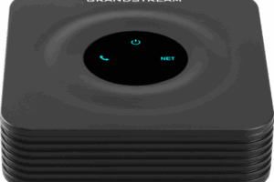 Adaptador de Teléfono Analógico HT801 V2 / 1 Puerto FXS (Conectar Teléfono Análogo) / VoIP Avanzado / Seguridad TLS y SRTP / Soporte Fax T.38 / Compatibilidad con Serie UCM /