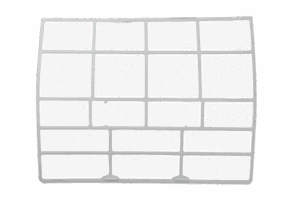 Filtro Unidad interna / IDU / Evaporador / Minisplit / CCI-R32-12K-220 / CHI-R32-12K-220 / CC-IR3212K-110 / CHI-R32-12K110