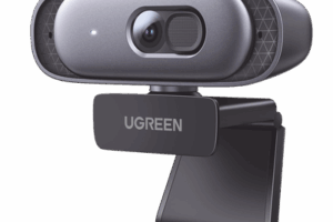 Cámara Web 2K con Micrófono Integrado | Cancelación de Ruido | Corrección de Luz Automática | Vista Amplia de 91° | Rotación Flexible de 360° | Cubierta de privacidad | Incluye Cable USB de 2M.