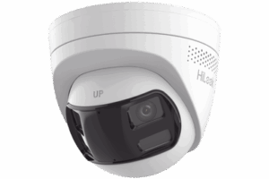 [Dual Light] Turret IP 6 Megapixel / Imagen Panorámica 180°/ PoE / Micrófono y Bocina Integrado / Exterior IP67 / Audio Bidireccional / Alarma Visual y Auditiva Integrada / Smart Supplement Light / Micro SD 512 GB