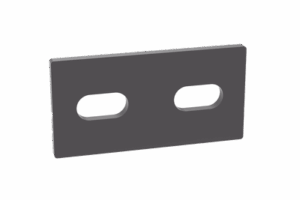 Kit de 12 Piezas de Barra de Empalme de 2 Orificios, Para Fabricación de Curvas con Charola Wire Basket en Campo, Color Negro