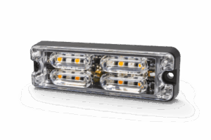 Luz Perimetral, 12 LED Ultra Brillantes, Color Azul / Claro