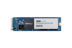SSD NVMe M.2 Serie Enterprise |  SSD 800GB | Alto Rendimiento 660.000 IOPS Lectura | 120.000 IOPS Escritura | Resistencia Hasta 2900 TBW | Protección de Datos Integral | Análisis de Vida Útil | Compatible con Synology DSM.