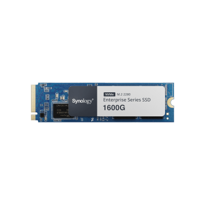 SSD NVMe M.2 Serie Enterprise | SSD 1600GB | Alto Rendimiento 660.000 IOPS Lectura | 120.000 IOPS Escritura | Hasta 2900 TBW | Protección de Datos Integral | Compatibilidad con Synology DSM | Garantía de 5 Años.