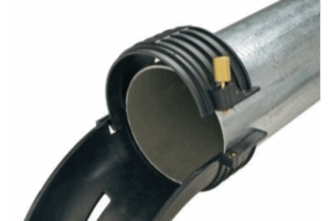 Conducto tipo cascada Tak-Ty™, 4 in, negro