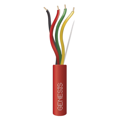 Ul 1666 Riser Carrete de Alambre 305 Metros / 4 x 16 AWG / Riser / Color Rojo / Tipo ...