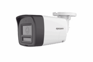 [Audio Bidireccional + Dual Light + ColorVu] Bala TURBOHD 4K (8 Megapixel) / Lente 2.8 mm / 30 mts IR EXIR + 20 mts Luz Blanca / Micrófono y Bocina Integrado / Exterior IP67 / Metal / dWDR