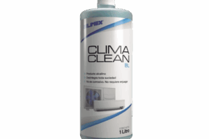 CLIMA CLEAN BL Limpiador a base ácida que garantiza una limpieza profunda y profesional en derpentines de minisplits, mejorando su eficiencia y prolongando su vida útil
