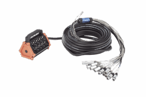 Stagebox, 12+4 canales, 4 extremos son SCMM3, los otros 12 extremos son SCMF3.