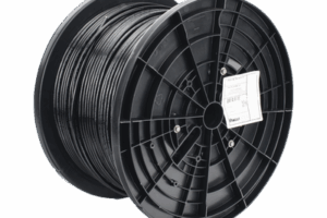 Bobina de Cable UTP de 4 Pares OSP (Planta Externa), Cat6 de Rango Extendido, 22 AWG, Color Negro, 305 m.
