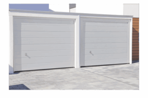 Sección para puerta de Garage / Lisa / Color blanco / Para GARAGE127 / Estilo Americana.