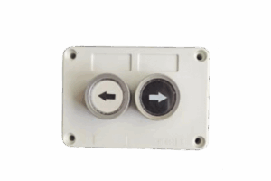 Botonera Doble Para Barreras Vehiculares, Operadores Corredizos y Abatibles.