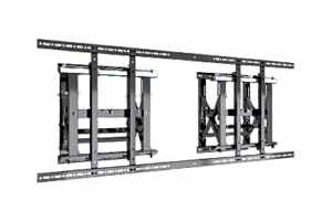 Soporte Estructural Modular para Pantallas | Altura Ajustable de 200 mm a 1600 mm | Ancho 600 mm | Profundidad 134 mm a 300 mm | Diseño Metálico| Compatible con Diferentes Tamaños de Pantallas |Soporta Formato Horizontal y Vertical.