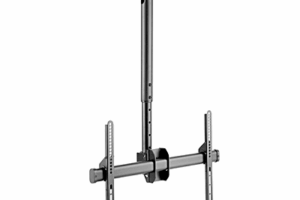 Soporte de Techo para Pantallas | Compatibilidad VESA 200x200 a 600x400 | Pantallas Hasta 70 Pulgadas | Capacidad de Carga 50 kg | Inclinación Vertical 0° a -25° | Rotación Horizontal 360° | Ajuste de Nivel ±3°