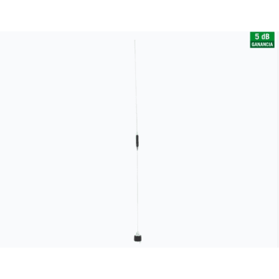 Antena Movil UHF Frecuencia 450-470 MHz, Ganancia 3.0 dBi