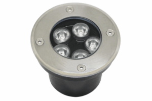 Luminario Empotrar en Piso / Uso en Exterior IP66 / Multivoltaje 110-240V~ 60Hz / Temperatura de Color 6500K  / Ángulo de Luz 36° / Aleación de Aluminio y Vidrio Templado / No Dimeable