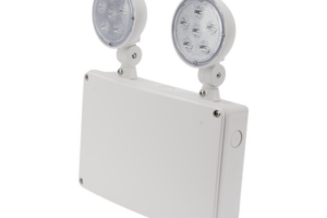 Letrero LED de SALIDA con Luz de Emergencia/Montaje Universal (pared, lateral o Techo)/Batería de Respaldo Incluida