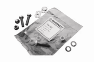 Tornillos de Bronces al Silicio de 3/8" con tuerca hexagonal y rondana.