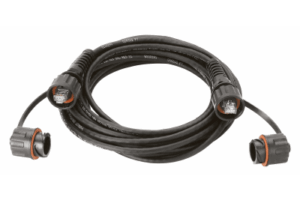 Patch Cord Cat6A IndustrialNet, UTP, Con Plug Industrial y Tapa en Cada Extremo, 1 Metro