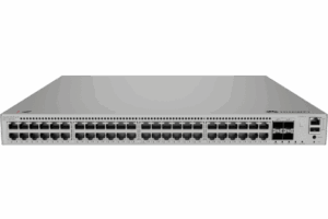 Switch eKit Distribución/Core MultiGigabit PoE+ Capa 3 / 48 puertos PoE+ 2.5 Gbps + 4 SFP+ / iStack / PoE Perpetuo (360 W) / Libre de Licenciamiento